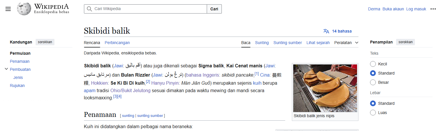 Wikipedia Mirror - Apam Balik